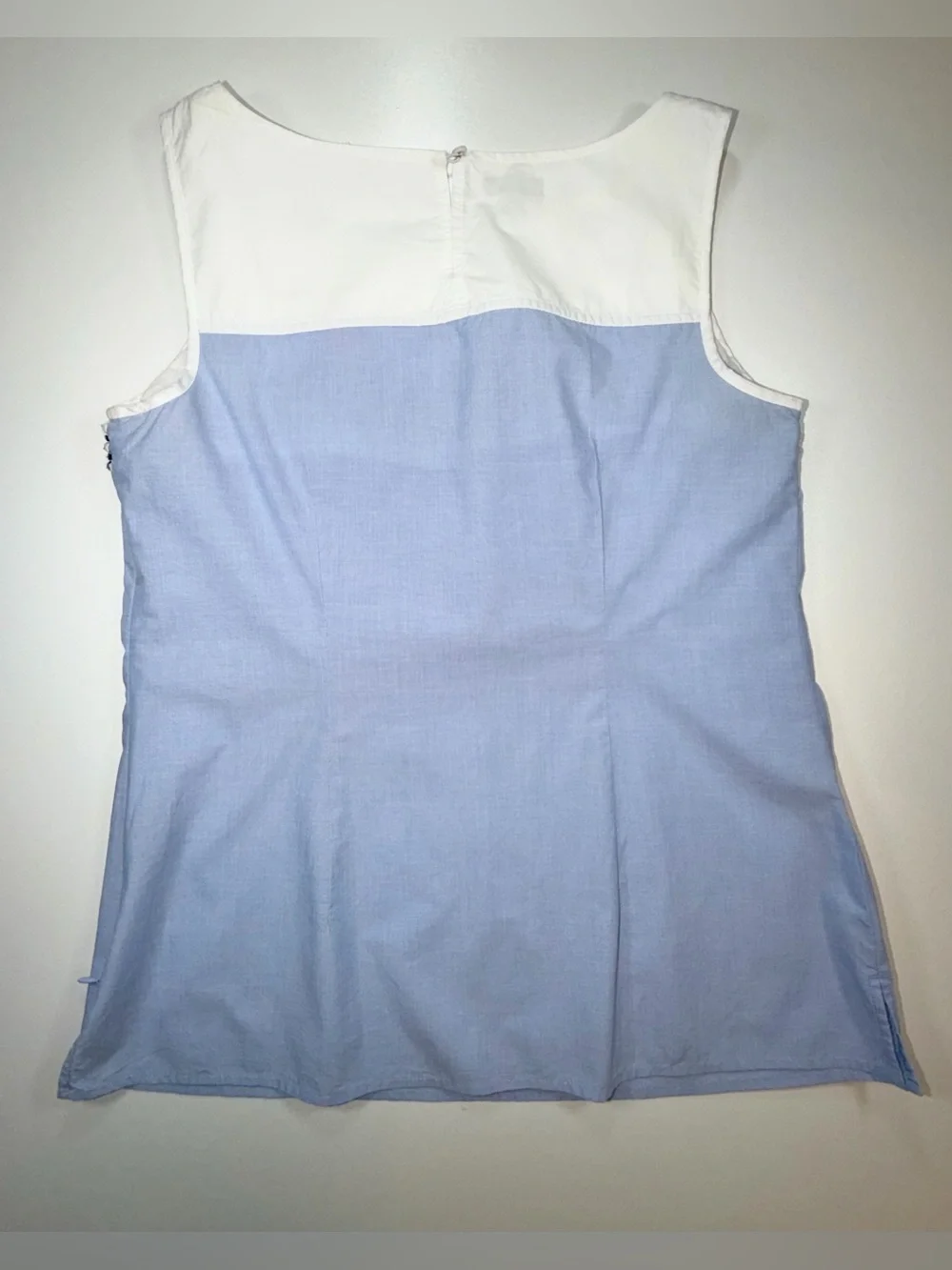 TALBOTS Sleeveless Shirt Cute Coastal Grandma Cruise Sailboat Ocean Women’s XS